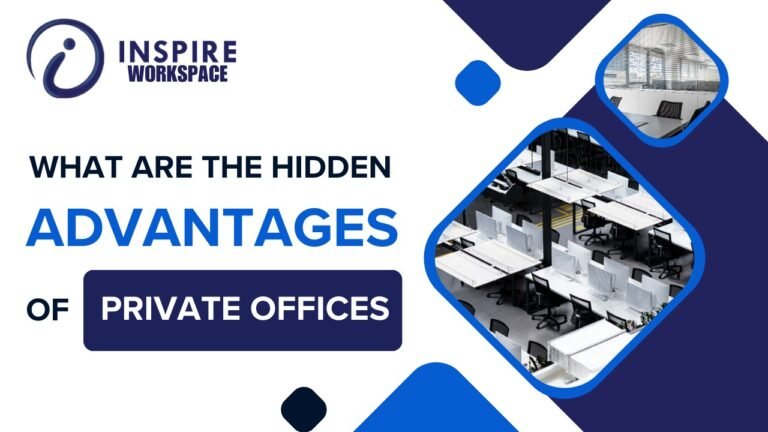 Private office workspace showing benefits for productivity and focus