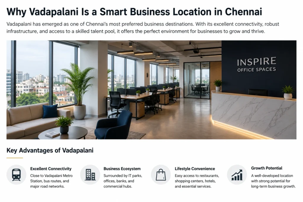 vadapani office space chennai