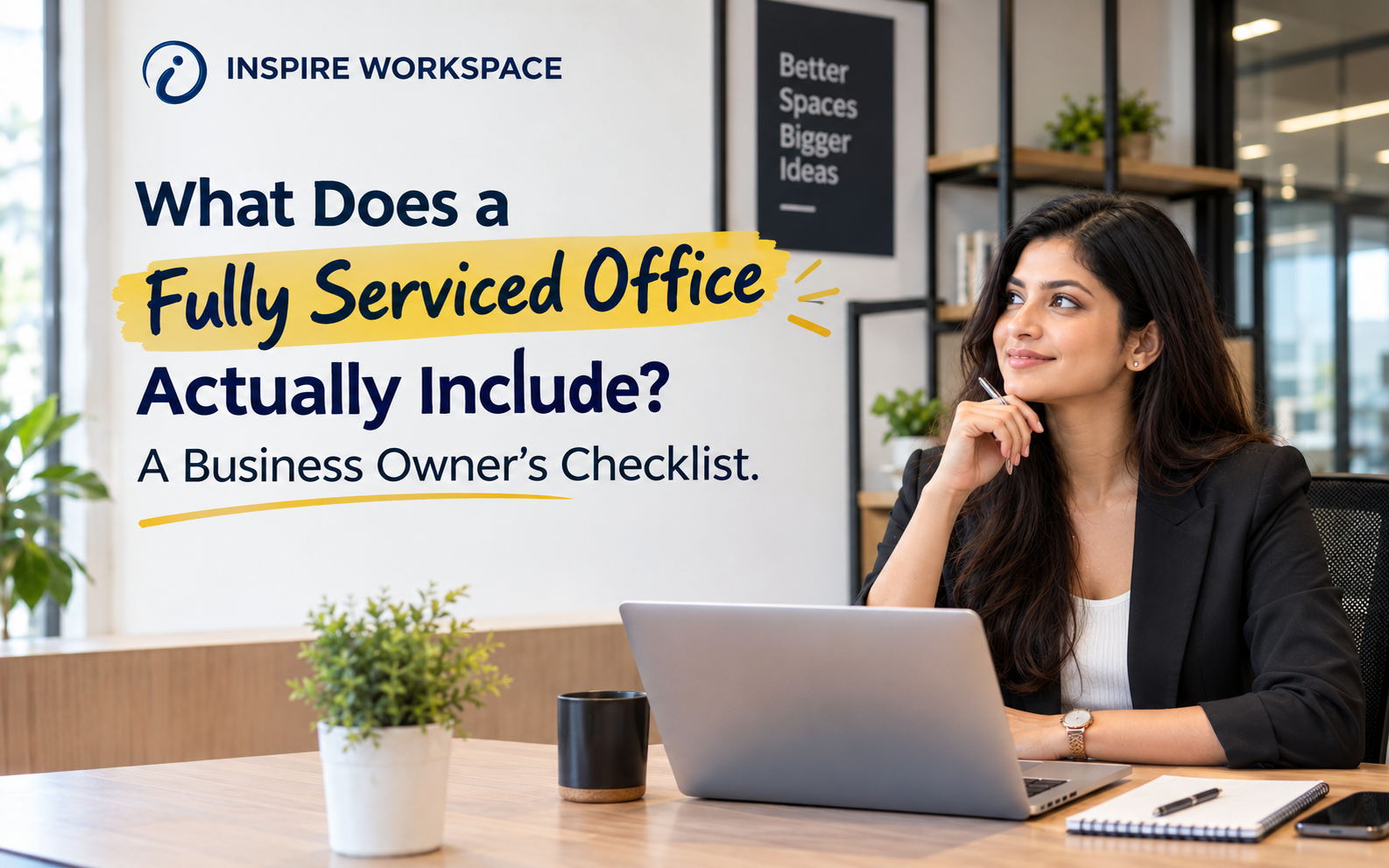 Fully serviced office at Inspire Workspace